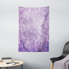 Pixel Inspired Tiny Squares Tapestry