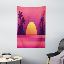Dramatic and Exotic Scene Tapestry