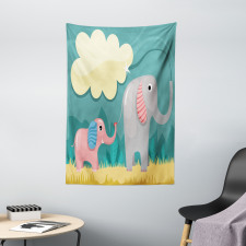 Pastel Baby Animal Tapestry