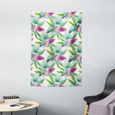 Refresh Tropical Flowers Tapestry