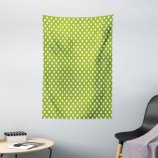 Polka Dots in Retro Style Tapestry