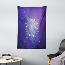 Mystic Eye and Ornaments Art Tapestry