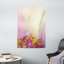 Pastel Ombre Meadow Tapestry