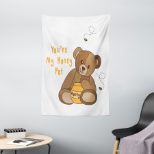 You're My Honey Pot Bear Tapestry