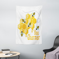 Bee Charmer Lettering Tapestry