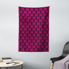 Abstract Royal Floral Art Tapestry