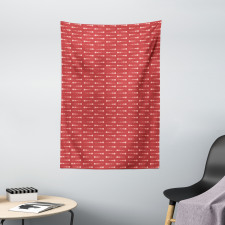 Boho Modern Polka Dots Art Tapestry