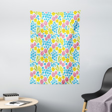 Spring Daffodil Tulip Mimosa Tapestry