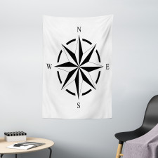 Monotone Compass Tapestry