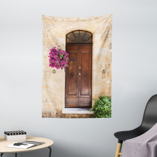 Rusty Wood Door Italian Tapestry