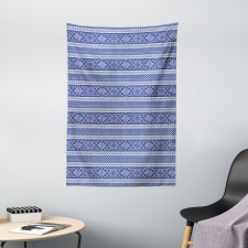 Horizontal Ethnic Art Tapestry