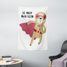 Be Your Own Hero Motto Tapestry