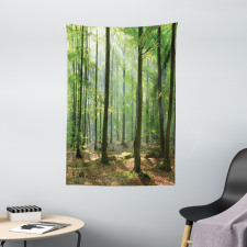 Morning Forest Farmhouse Tapestry