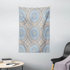 Ethnic Shapes Dotted Motifs Tapestry