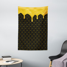 Honeycomb Dripping Beehive Tapestry