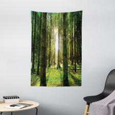 Sunny Day in the Forest Tapestry