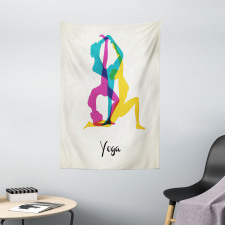 Pink Pilates Human Health Tapestry