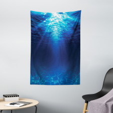 Sandy Seabed Sea Scene Tapestry