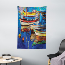 Shore at Warm Sunset Tapestry