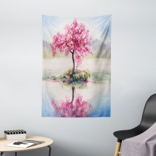 Japanese Cherry Tree Tapestry