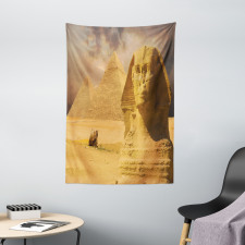 Sphinx Old Face Tapestry