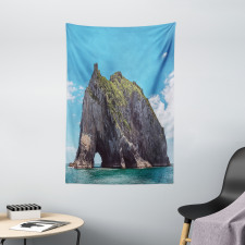 Elephant Shape Rock Bay Tapestry