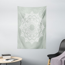 Damask Floral Motifs Tapestry