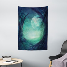 Spooky Valley in Woods Tapestry