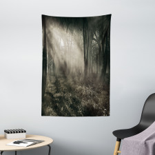 Nostalgic Dark Forest Tapestry