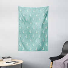 Seagulls on Polygonal Back Tapestry