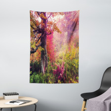 Majestic Autumn Trees Tapestry