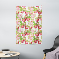 Nature Apple Tree Flower Tapestry