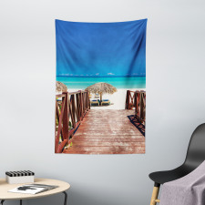 Sandy Beach Resort Tapestry