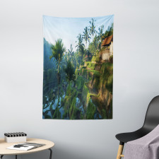 Palm Trees Morning Tapestry