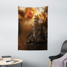 Castle Thunder Storm Tapestry