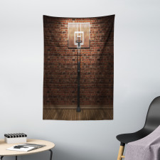 Basketball Field Sports Tapestry