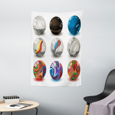 Marbles Bubble Artwork Tapestry