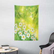 Daffodils Spring Petals Tapestry