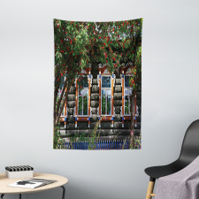 Ornate Wooden Shutters Tapestry