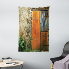 Old French Wooden Door Tapestry
