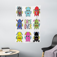 Pixel Robot Emotion Tapestry