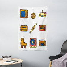 Cartoon Nostalgic Tapestry