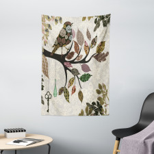 Spring Floral Birds French Tapestry