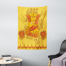 Bohemian Thai Elephant Tapestry