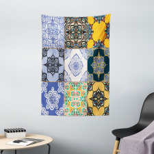 Boho Portugese Tiles Tapestry