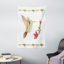 Hummingbird Artwork Tapestry