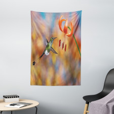 Racket Tail Lily Nectar Tapestry