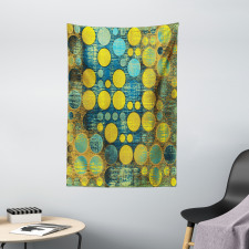 Groovy Polka Dots 60s Tapestry