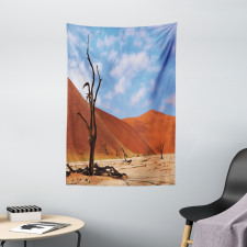 Lonely Tree in Desert Tapestry