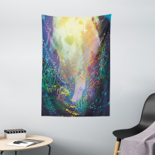 Coral Reef Aquarium Art Tapestry